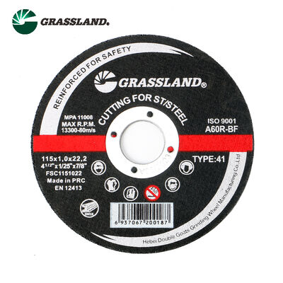 GRASSLAND 4,5 "discos de corte de metal 115 mm X 1,0 mm X 22,2 mm para el corte sin contaminantes de acero inoxidable