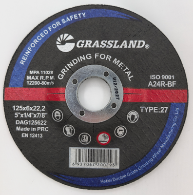 Metal Grinding Discs 125mm Diameter Resin Bonded Grinding Wheels for Cutting of Steel Stainless and Thin Wall Metal Profiles