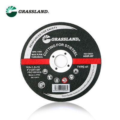 4" x discos que cortan de acero inoxidables finos estupendos de .045 x 5/8 pulgada 100m m