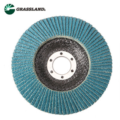 disco de la aleta de 115m m 60 Grit Zirconium Angle Grinder Sanding