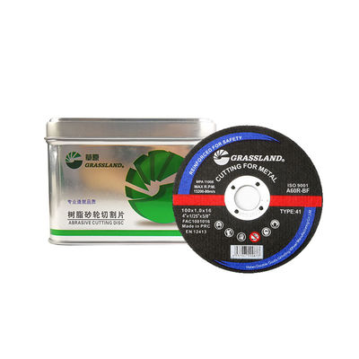Amoladoras de ángulo recto de acero de carbono 4" discos para corte de metales abrasivos