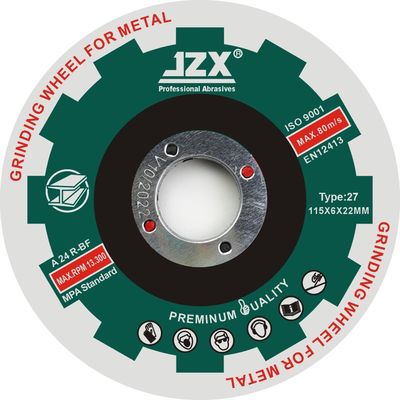 " Muela abrasiva abrasiva del corindón de X1/4X7/8 T27-4-1/2