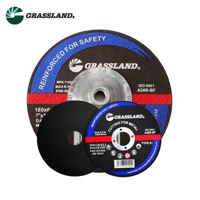 El metal reforzado 5 pulgadas de la fibra de vidrio cortó discos 125 x 3,2 los x 22Mm