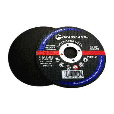 La amoladora de ángulo Metal Cutting Abrasive presionó el disco de la muela abrasiva del centro