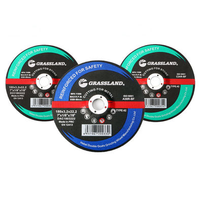 7 acero del metal de Abrasive Wheel For de la amoladora de ángulo de la pulgada 180x3.0x22.2m m