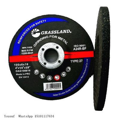 4&quot; X 1/4&quot; X 5/8&quot; amoladora En 12413 discos que cortan abrasivos