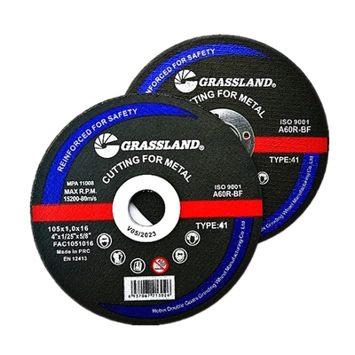 Amoladora de ángulo cortada 4 pulgadas Thin Cutting Disc 4" X 0,40 x 5/8" ISO