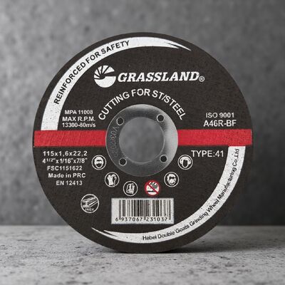 GRASSLAND 4.5 Inox Cutting Disc 115 X 1.6 for Contaminant-Free Cutting of Inox
