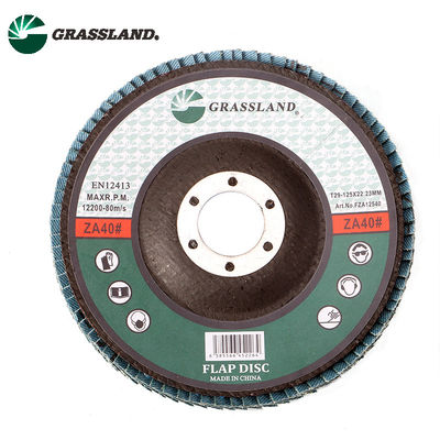 disco de la aleta de 115m m 60 Grit Zirconium Angle Grinder Sanding