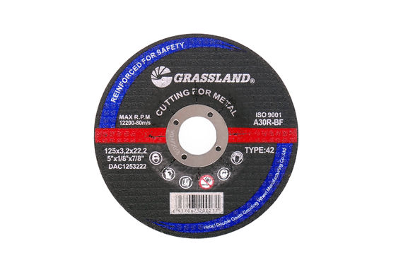 JZX 5&quot; discos abrasivos del centro del metal deprimido del acero 125m m