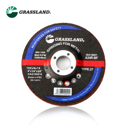 4&quot; neto doble muela abrasiva abrasiva de acero inoxidable de X1/4 &quot; X5/8”