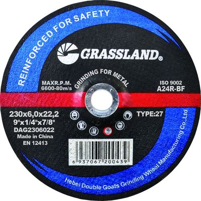 Discos abrasivos de pulido abrasivos de 9 pulgadas 2300X6.5X22.23m m