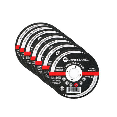 Tipo plano 4-1/2” 1m m discos que cortan de acero inoxidables de 4,5 pulgadas