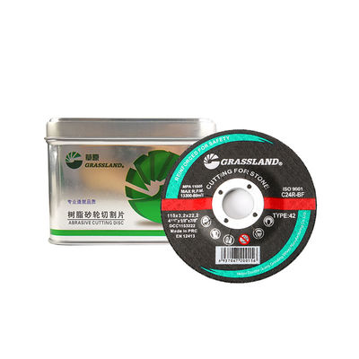 Discos de corte de piedra de 4.5" con malla de fibra de vidrio multinivel y resina para alta eficiencia de corte