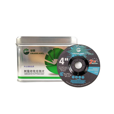 Disco abrasivo flexible de acero inoxidable de 4 pulgadas del óxido de aluminio