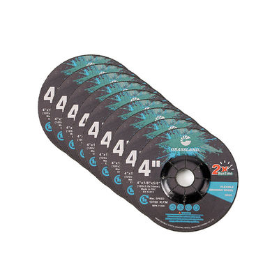Disco abrasivo flexible de acero inoxidable de 4 pulgadas del óxido de aluminio