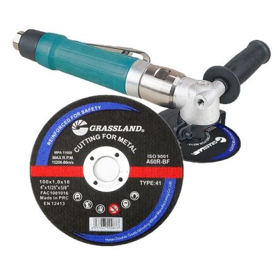 Discos de esmerilado de metal de 4 pulgadas para cortes rectos y sin astillas 100 mm x 1 mm x 16 mm Hoja de rueda continua Abrasivo de óxido de aluminio resistente 80 m/s