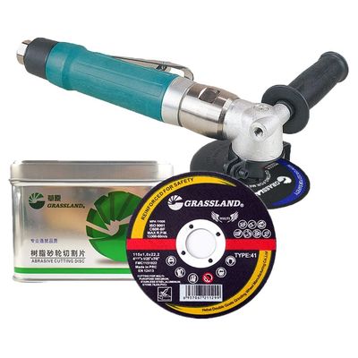 Amoladora de ángulo 7/8 en discos que cortan de acero inoxidables de 115m m