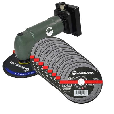 230 x 1,9 x 22.23m m óxido de aluminio de Discs Black Abrasive de la amoladora de ángulo de 9 pulgadas