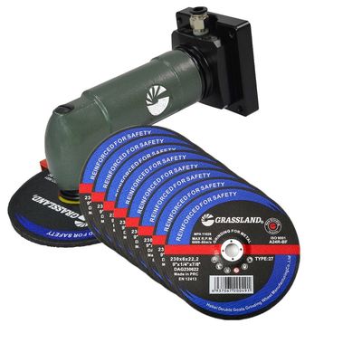 Amoladora de ángulo de 9 pulgadas Discs 230m m x 6 x 22.2m m 3 redes T27