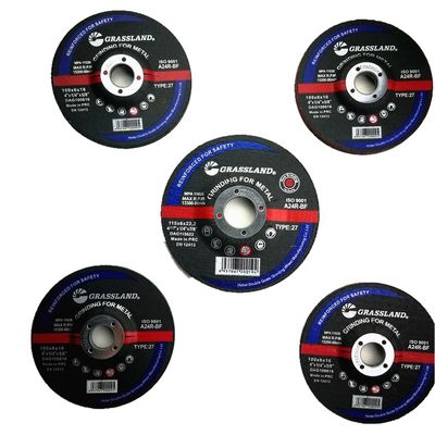 amoladora consolidada Discs For Metal del abrasivo de la arena 24 de la resina de 115m m x de 6.4m m x de 22.23m m fabuloso