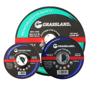 Discos de corte de 125 mm para cortes rápidos, rectos y limpios en acero inoxidable y metales no ferrosos con material unido por resina