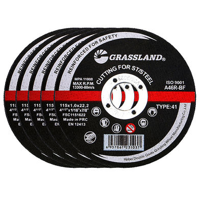 Discos para corte de metales abrasivos 4.5inch completamente de 115x1x22m m para las amoladoras de ángulo