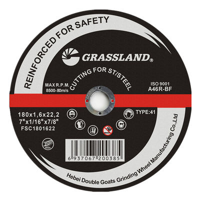 180x1.6m m 46 Grit Abrasive Metal Cutting Discs para la amoladora de ángulo